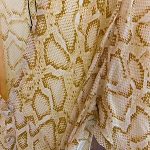 Faithful The Brand Snakeskin print dress